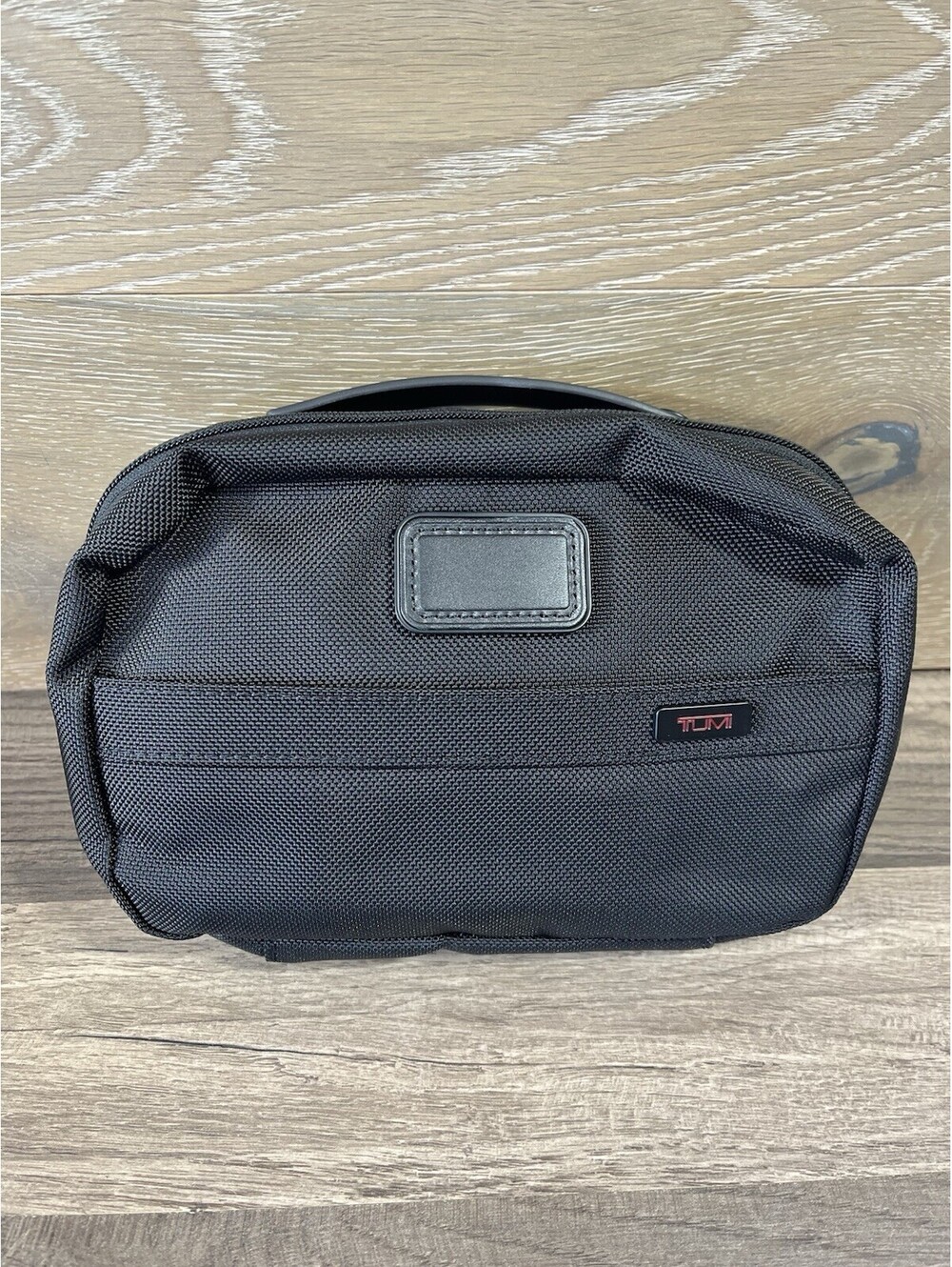 TUMI Alpha 3 Split Travel Kit Toiletry Bag Black
